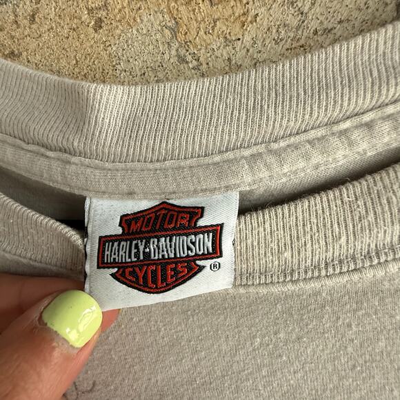 Vintage Harley Davidson Motorcycle Graphic T-Shirt Skull Scottsdale 2XL - Picture 3 of 4